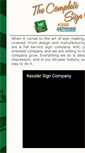 Mobile Screenshot of kesslersignco.com