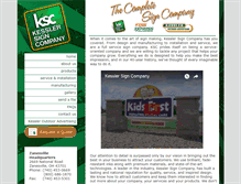 Tablet Screenshot of kesslersignco.com